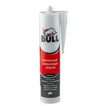 Силикон нейтральный Bull черный 280 мл, Bull NB905 