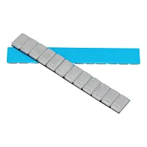 Грузики балансировочные самоклеящиеся округленные Fe, 12х5г, серые  6997551203