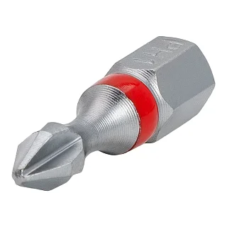 Бита PH1 25 мм хвостовик С6,3 мм торсионная mte 2614176274