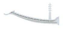 ДЕРЖАТЕЛЬ КАБ 9XNYM3X1.5 L136ММ ДЮБ 0971400101