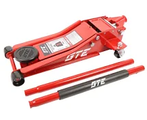 Домкрат подкатной двухпоршневой GTE, грузоподъемность 3т, высота подъема 75-505мм GTE-TH33013