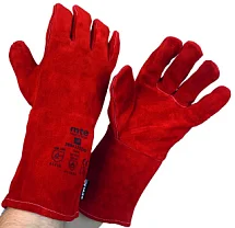 Краги сварщика спилковые красные мте р.10, mte 2984310230