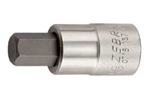 Головка торцевая шестигранник HEX 14 мм 1/2" длина 60 мм Wurth 071513714