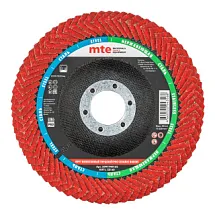 Круг лепестковый торцевой прямой КЛТ1 PRO КЕРАМИКА РАДИУС D125X22,2 мм, керамическое зерно (CG) 60, mte 5997749152 