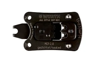 Матрица для MCP 2,8 мм с уплотнителем 1,5-4 мм2 Wurth 0714107531