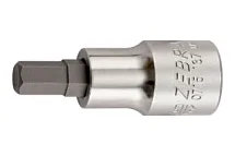 Головка торцевая шестигранник HEX 9 мм 1/2" длина 60 мм Wurth 071513709