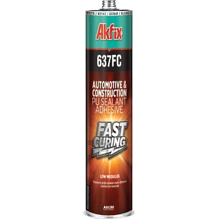 Герметик ПУ637 быстрый cерый 310 мл, Akfix AA376