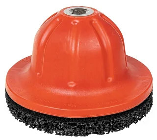 Круг шлифовальный нейлоновый для зачистки ступиц с оправкой D150 1/2