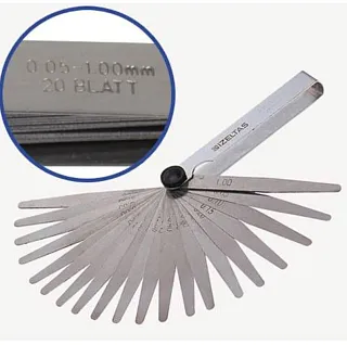 Набор щупов веерообразных 0,05-1 мм 20 предмет, IZELTAS, 0590150020, 14000000064 0590150020