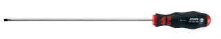 Отвертка удлиненная с прямым шлицем (Slotted), двухкомпонентная рукоятка, 1.2X8.0Х300, Wurth 061326108