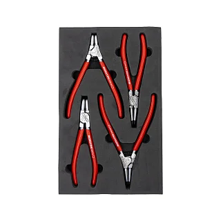 Набор съемников стопорных колец, 4 предмета в ложементе IZELTAS, 3335001004, 13000001210 3335001004