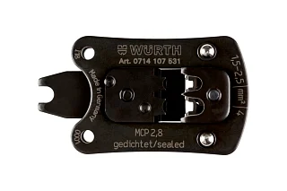 Матрица для MCP 2,8 мм с уплотнителем 1,5-4 мм2 Wurth 0714107531