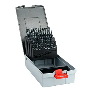 Набор сверл спиральных по металлу HSS-G PRO DIN 338 D1,0-6,0 мм, шаг 0,1 мм, 51 шт., mte 2624000007