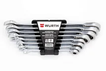 Набор ключей комбинированных с трещоткой 8 предметов Wurth 071426550