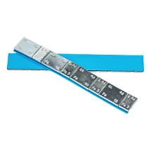 Грузики балансировочные  самоклеящиеся прямоугольные Fe, 4х10г/4х5г, оцинкованные  6997551041