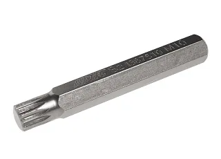 Бита 12 гранная звездочка XZN (SPLINE) M10 75 мм хвостовик 10 мм JTC JTC-1367510