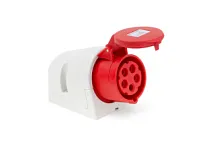 РОЗЕТКА НАСТ CEE 5КОНТ 16A 400V КРАС 0969730516
