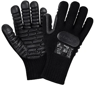 ПЕРЧАТКИ ЗАЩИТНЫЕ С ВИБРОГАСЯЩИМ ПОКРЫТИЕМ, Р.10, 2Hands 2Hands-5104/10