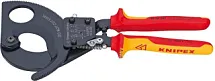 Кабелерез VDE длина 280 мм до 52 мм / 380 мм2 / 4х150 мм2 Knipex KN-9536280