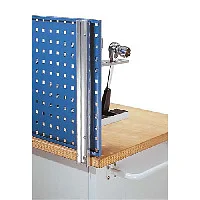 Кронштей для крепления одной перфорированной панели к столам, верстакам с деревянной столешницей, HAHN+KOLB, 50637739/1970031673 1970031673