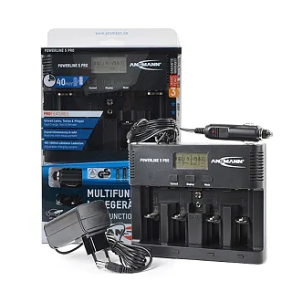 Зарядное устройство Powerline 5 Pro для AA/AAA/C/D, Ansmann 5966602236