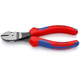 Бокорезы особо мощные, 160 мм, фосфатированные, 2-комп ручки KN-7402160