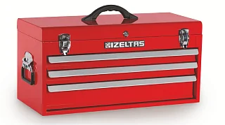 Ящик инструментальный металлический, 3 выдвиж.ящ., пустой. красный. IZELTAS, 8320331001, 13000002560 8320331001