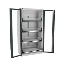 Шкаф инструментальный с дверьми с окнами ВС-055-03 13.0512-103