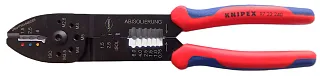 Пресс-клещи механические универсальные для изолированных наконечников 0,5-6 мм2 KN-9722240SB Knipex 5997753350