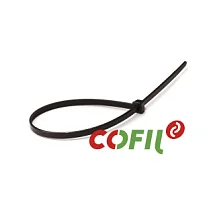 Хомут пластиковый 4,8x280 мм черный, Cofil (9501011409) 0300025N