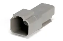 Разъем автомобильный 2 контакта розетка Deutsch DT DT04-2P 255520020