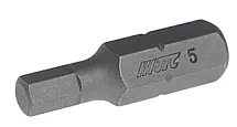 Бита шестигранная HEX 5 мм 30 мм хвостовик C8,0 мм (5/16") JTC JTC-1253005
