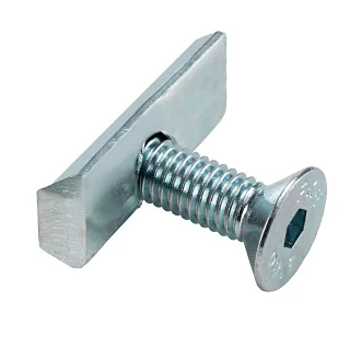 Пазовый сухарь с крепежным болтом М6 для системы WAPS (Würth aluminium profile systems), Wurth 0960070501