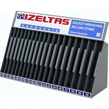 Стенд металлический для торцевых головок 1/2" 6-гранный 10-32 мм, IZELTAS, 1113316100, 13000000853 1113316100