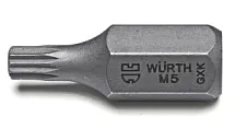 Бита 12 гранная звездочка XZN (SPLINE) M5 30 мм хвостовик 10 мм Wurth 0614788405