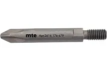 Бита PH2 45 мм хвостовик резьба М5 mte 2614176679
