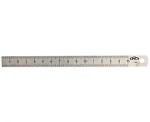 ЛИНЕЙКА 150х13х0,5ММ ШКАЛА 1,0ММ (СТАЛЬ) 1022-0