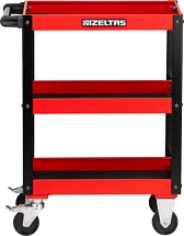 Тележка инструментальная серии MINI, три полки открытого типа, максимальная нагрузка 150 кг, IZELTAS, 8550348001, 13000002595 8550348001