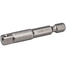 Адаптер (переходник) для торцевых головок 1/4" 50 мм хвостовик E6,3 мм IZELTAS 4805205010