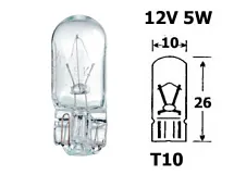 W5W 12V 5W W2.1X9.5D МАЯК 81205бц