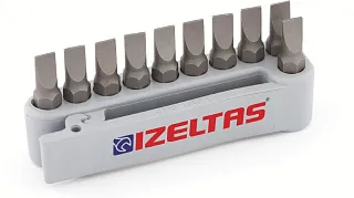 Набор бит шлиц SL 1,2х6,5 25 мм IZELTAS 4810001265