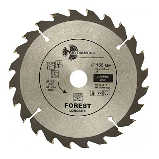 ДИСК ПИЛЬНЫЙ ДЕР НМ TD FLL 165X20X24T 7610165240