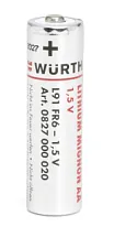 БАТАРЕЯ ЛИТИЕВАЯ AA MICRO FR6 1.5V 0827000020