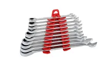 Набор ключей комбинированных с трещоткой 8-19 мм 10 предметов IZELTAS 0340002110