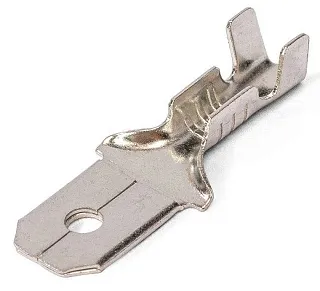 Наконечник неизолированный 6,3х0,8 мм 1,5-2,5 мм² луженый папа 455850191