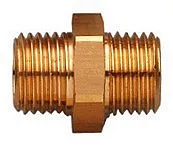 Ниппель переходной латунный 1/4" НР х 3/8" НР 0699638381