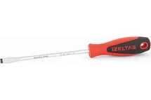 Отвертка ERGONOMIK с прямым шлицем (Slotted), двухкомпонентная рукоятка, 0.8Х4.0Х100, IZELTAS, 4350174100, 13000001413 4350174100