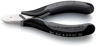 Бокорезы для электроники ESD для мягкой проволоки длина 115 мм Knipex KN-7722115ESD