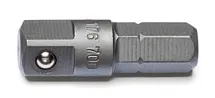Адаптер (переходник) для торцевых головок 1/4" 25 мм хвостовик С6,3 мм Wurth 0614176700