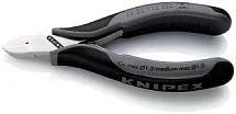 Бокорезы для электроники ESD для мягкой проволоки длина 115 мм Knipex KN-7722115ESD